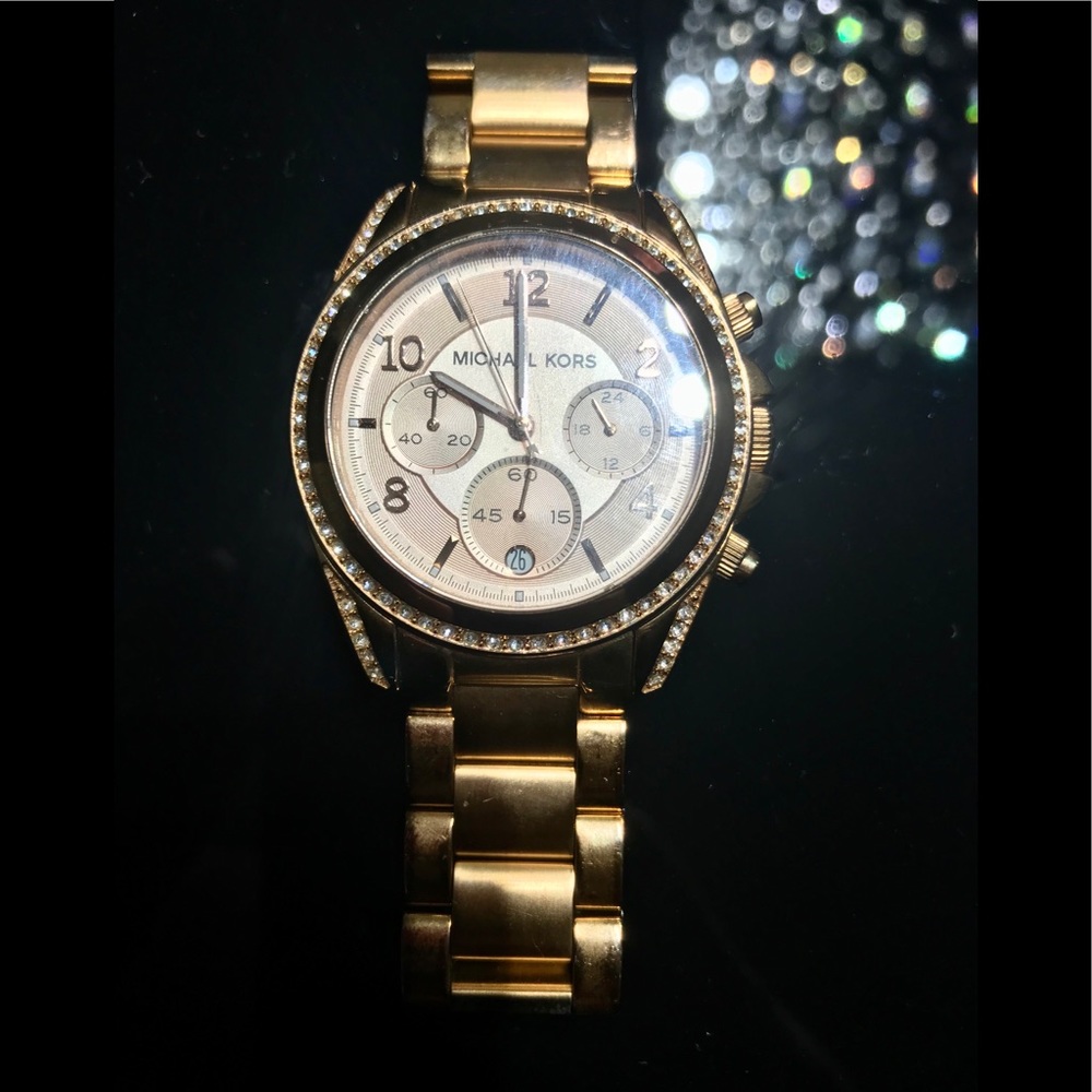 Micheal kors Rose gold wrist watch